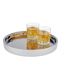 Plateau service 32 cm Inox