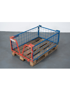 Palette empilable métallique 120x80x40 (pour palettes)