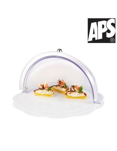 Plateau Mélamine 42,5 cm bord ondulé