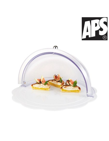 Plateau Mélamine 42,5 cm bord ondulé