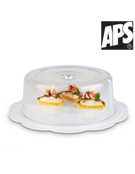 Plateau Mélamine 42,5 cm bord ondulé