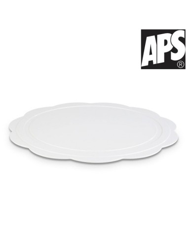 Plateau Mélamine 42,5 cm bord ondulé