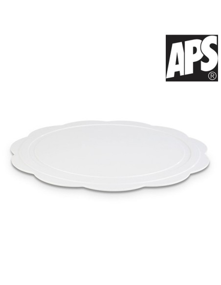 Plateau Mélamine 42,5 cm bord ondulé