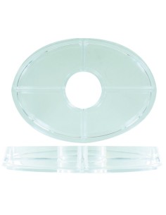 Plateau acrylique quadruple compartiments