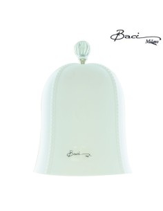 Cloche en Mélamine Blanche 15 cm