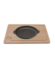 Plat en fonte rond à oreille 18 cm 2