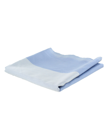 Nappe Carrée Bleu effet Satin 90 cm Nappe Carrée Bleu effet Satin 90 cm