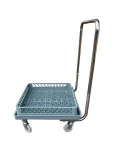 Chariot de transport pour caisse verre 50 x 50 cm 2
