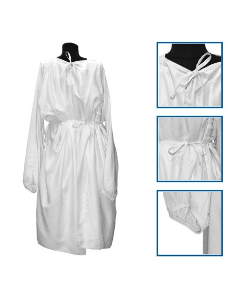 Surblouse en tissus blanc lavable