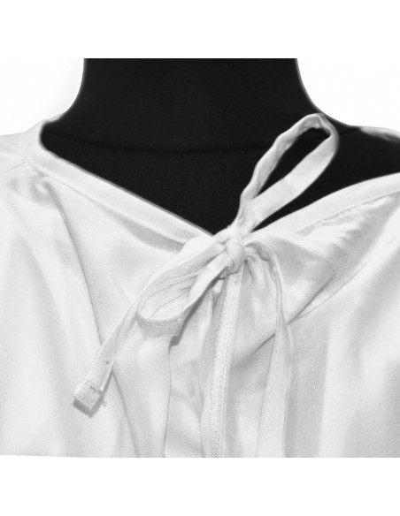 Surblouse en tissus blanc lavable