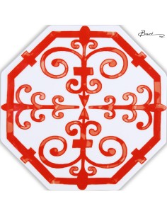 plat octogonale Zelige 28 cm 2
