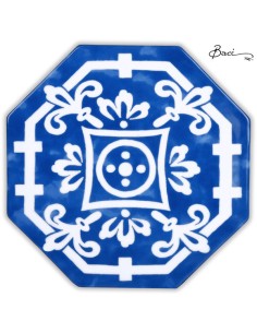 plat octogonale Zelige 28 cm