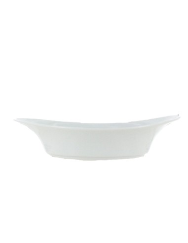 Plat ovale Blanc 23 x 13 cm