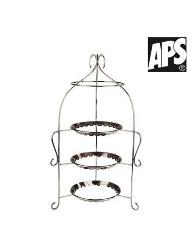 Serviteur 3 étages APS Inox