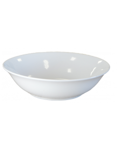 Saladier blanc en grès 22 cm 2