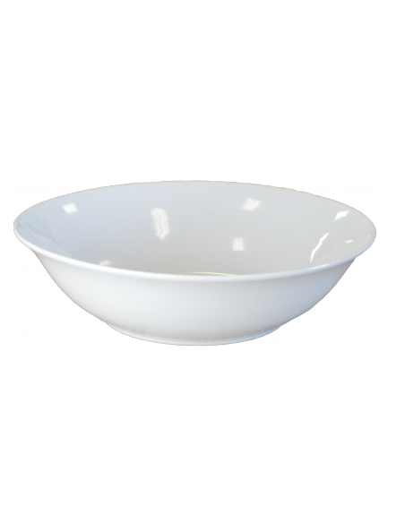 Saladier blanc en grès 22 cm
