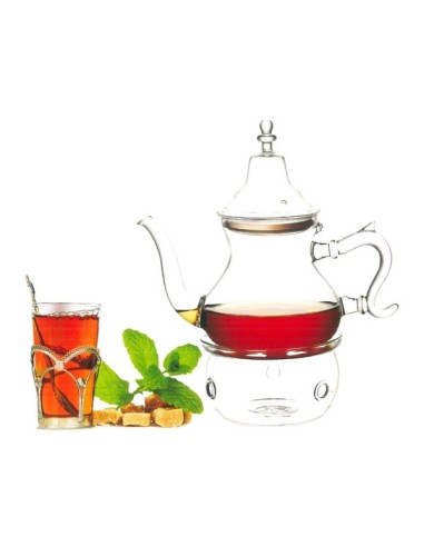 Théière en verre borosilicaté, 650 ml. Tea Time