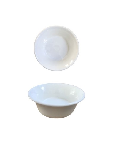 Coupelle apéritive en porcelaine blanche 12 cm