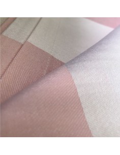Nappe de table carrée bande satin 160 x 160 cm  2