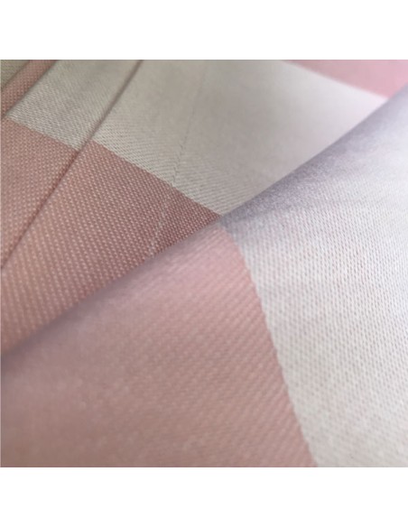 Nappe de table carrée bande satin 160 x 160 cm 