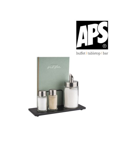 Set 4 pièces sel, poivre et Sucrier 23 x 9 cm APS Set 4 pièces sel, poivre et Sucrier 23 x 9 cm APS