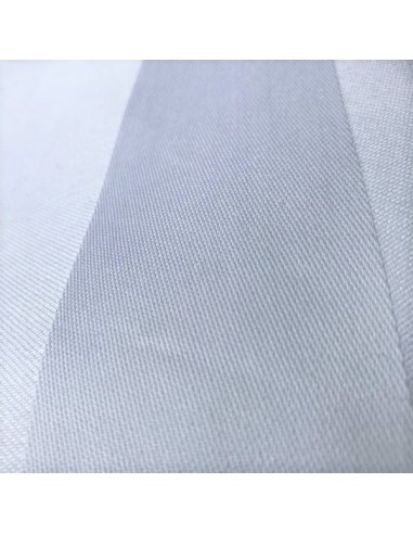 Chemin de table damassé bande satin blanc cassé 50 x 120 cm Chemin de table damassé bande satin blanc cassé 50 x 120 cm