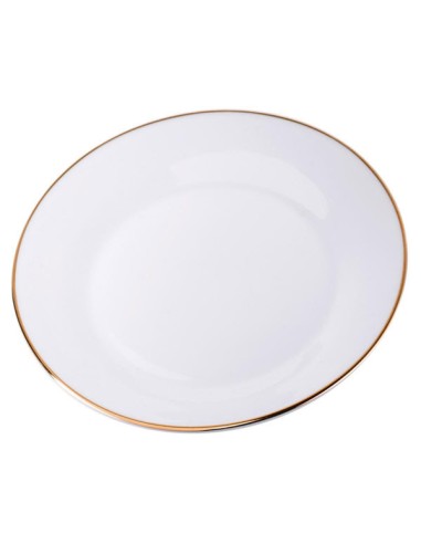 Assiette plate filet or 27 cm