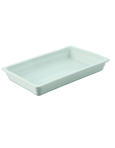 Plat GN1 porcelaine blanc 50x32x6 cm...