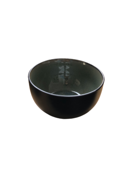 Bol Bicolor noir mat intérieur réactive vert REF : 05548G