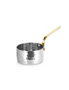Mini casserole martelé anse laiton