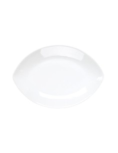 Coupelle ovale blanche REF : 21023F