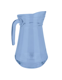 Carafe verre bleue REF : 1022