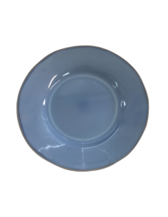 Assiette bord relevé réactif 26 cm bleu REF : 007-D1