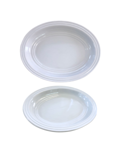 Plat creux oval plat Réf:001-C2