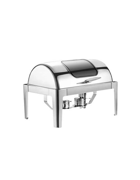 Chafing dish Inox avec Hublot Roll Top 9 L Réf: LT-723B