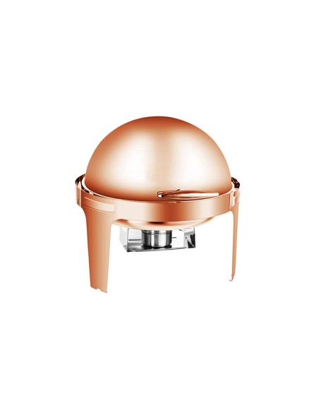 Chafing dish cuivré Roll Top  6 L Réf: LT-721-1C