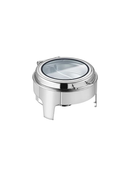 Chafing dish Inox vitré Roll Top 6 L Réf: LT-521-1