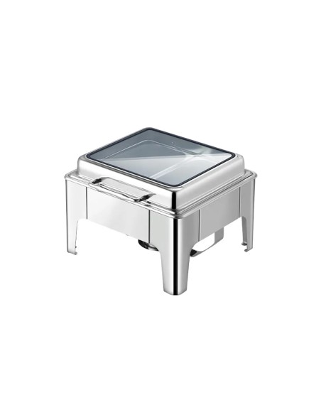 Chafing dish Inox vitré Roll Top 6 L Réf: LT-522-1
