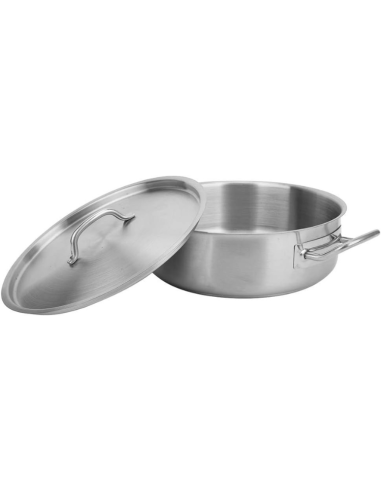 Marmite Inox avec couvercle 36x14 cm...
