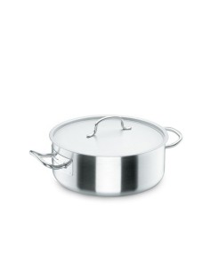 Marmite Inox avec couvercle 36x17 cm REF : 360x170