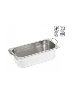 Bac Gastronorme GN1/3 Inox poignées mobiles 150 mm Réf :...