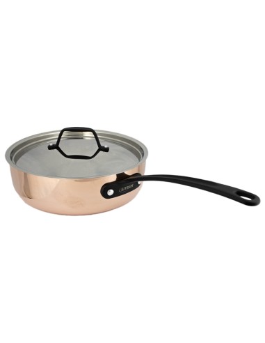 Sauteuse cuivrée 24cm SITRAM Mandora