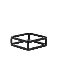 Rehausseur Métal Noir 12x12x4 cm REF : P976022