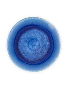 Assiette plate  émail réactif 28cm Réf : TZ3426