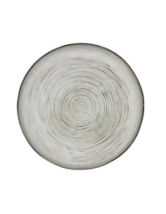 Assiette plate émaux réactifs 28cm Réf : TZ3645