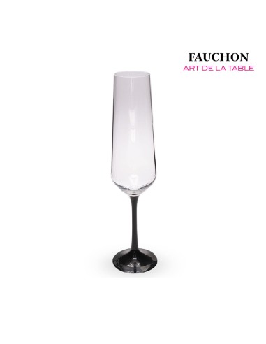 Flûtes à champagne Fauchon 200 ml en cristallin Réf : 40004