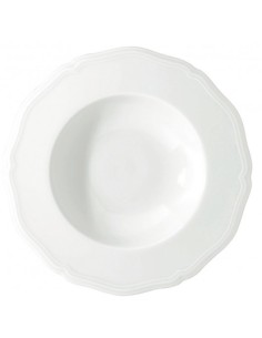 Assiette Creuse À Aile Porcelaine de Limoges 30 cm REF :...