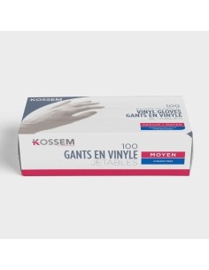 Gants jetables en Vinyle non poudrés