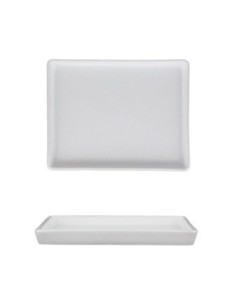 Assiette cocktail rectangle bords haut 13.5 x 10.5 cm REF...