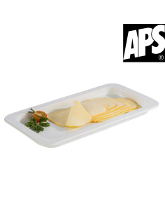 Plateau en porcelaine blanche 32,5 x 17,6 cm APS 2